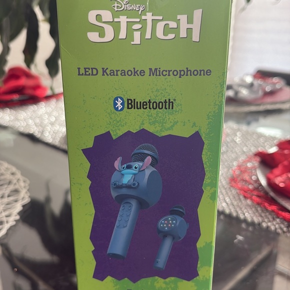 NIB Disney Stitch LED Karaoke Microphone - Picture 1 of 8